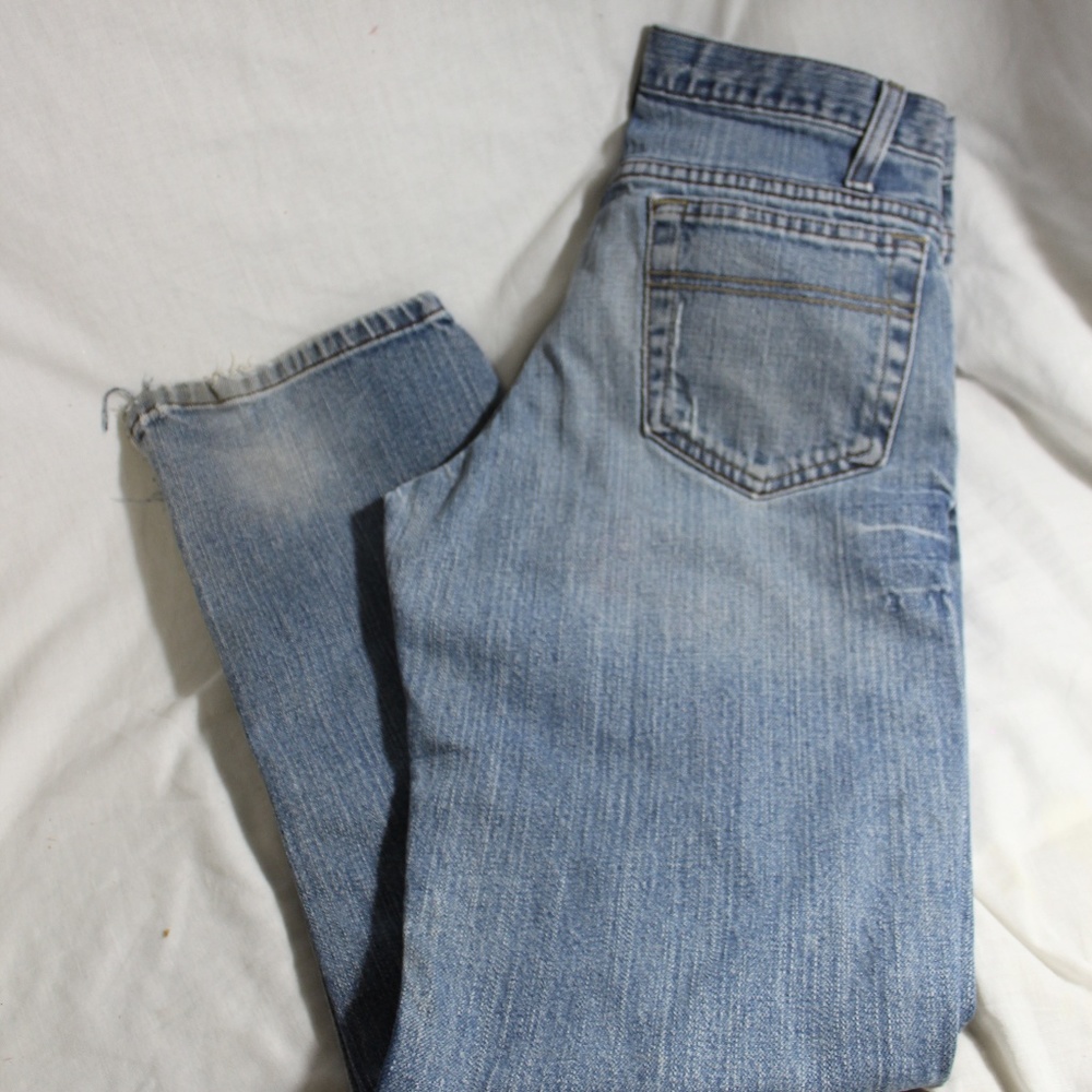 Men's White Label Distressed Bootcut Jeans